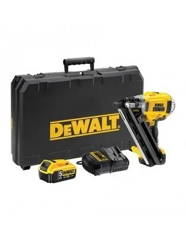 Cloueur de charpente XR 18V 5Ah Li-ion Brushless - 2 batteries - coffret - DCN692P2 - Dewalt Remise