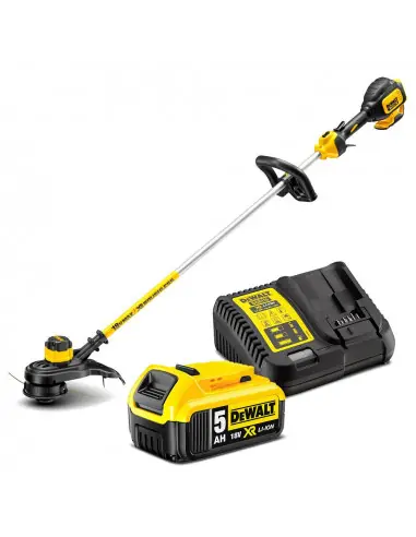 Coupe-bordures XR 18V 5Ah Li-Ion Brushless 33cm - 1 batterie - DCM561P1 - Dewalt Retour Gratuit