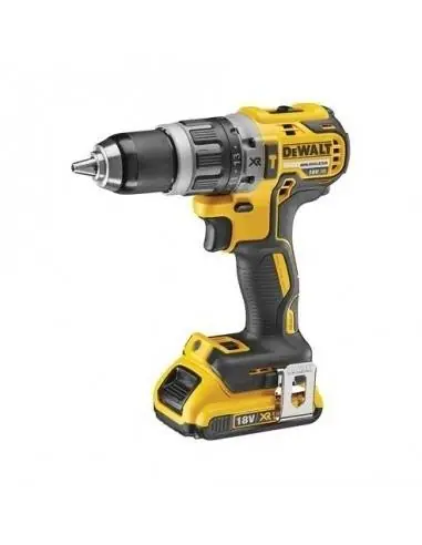 Perceuse visseuse percussion Compact XR 18V 2Ah Li-Ion Brushless - 2 batteries - coffret - DCD796D2 - Dewalt Acheter Direct