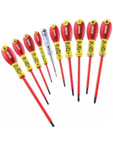 Dernier Modèle Jeu de 10 tournevis isolés 1000 Volts E160912 – Expert By Facom