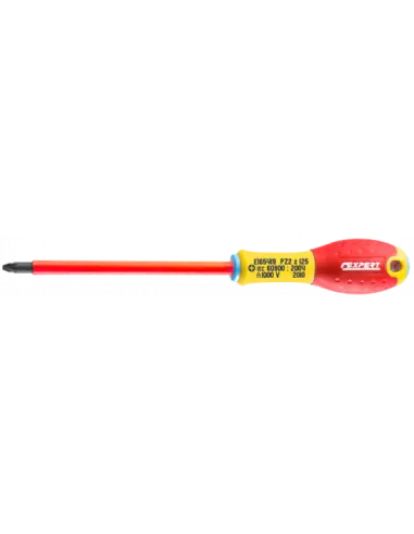 Offre Spéciale Tournevis isolés 1000 Volts Pozidriv PZ2X125 E165419 - Expert By Facom