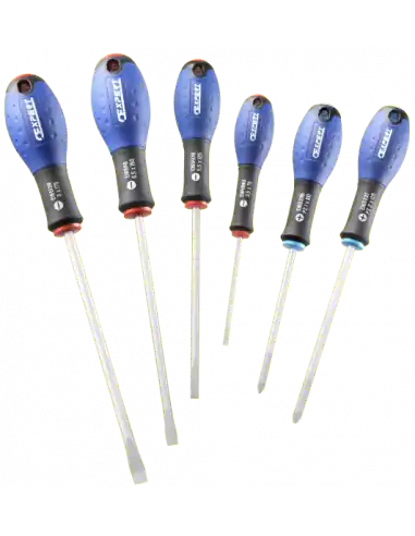 Acheter En Ligne Jeu de 6 tournevis fente-Pozidriv E160903 – Expert By Facom