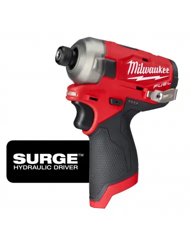 Visseuse à Chocs hydraulique silencieuse SURGE Hex 1/4&Prime; FUEL 12V M12 FID-0 (machine seule) 4933464972 – Milwaukee Prix Choc