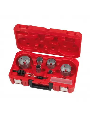 Coffret scies cloches bi-métal (10 pièces) CONTRACTOR 4932464719 - Milwaukee Pas Cher