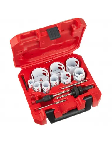 Coffret scies cloches bi-métal (14 pièces) HOLE DOZER 4932464720 - Milwaukee Offre Spéciale