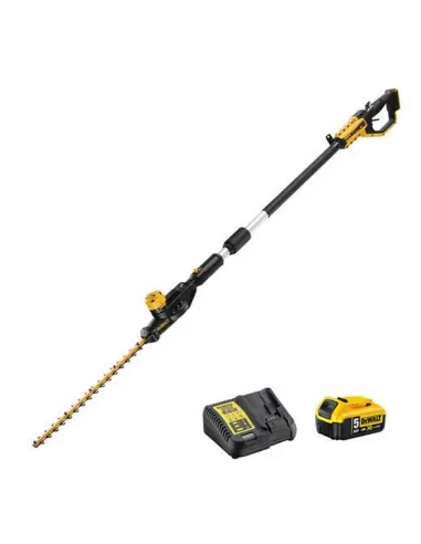 Taille-haies sur perche XR 18V 5Ah Li-Ion 55cm/25mm DCMPH566P1-QW - Dewalt Jusqu'à Épuisement Des Stocks
