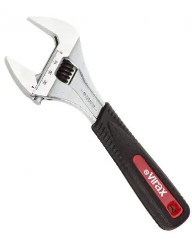 Clé à molette 6" à ouverture extra-large 017045 - Virax Must-Have