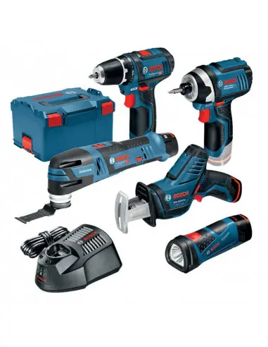 Achetez Aujourd'hui Pack 5 outils sans fil 12V + 3 batteries 12V 2.0Ah L-boxx 0615990K11 - Bosch