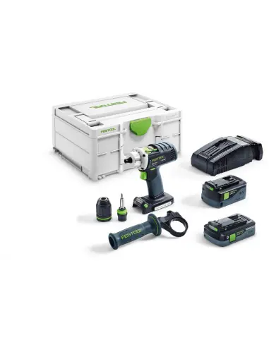 Nouveauté Perceuse-visseuse sans fil QUADRIVE DRC 18/4 5,2/4,0 I-Plus-SCA 576463 - Festool