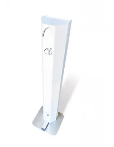 Distributeur à pédale de gel hydro alcoolique et de savon liquide sur socle DSTRB-1L Must-Have