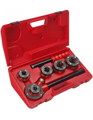 Petit Prix Filière manuelle à têtes interchangeables 3/8-1.1/4" BSPT Droite 136301 - Virax