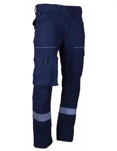 Marque Pantalon de travail multipoches Stretch Bleu foncé 1702 ELEVATEUR - LMA