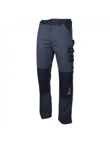 Haute Qualité Pantalon de travail bicolore multipoches zéro métal Gris sombre/Noir 1622 SULFATE – LMA