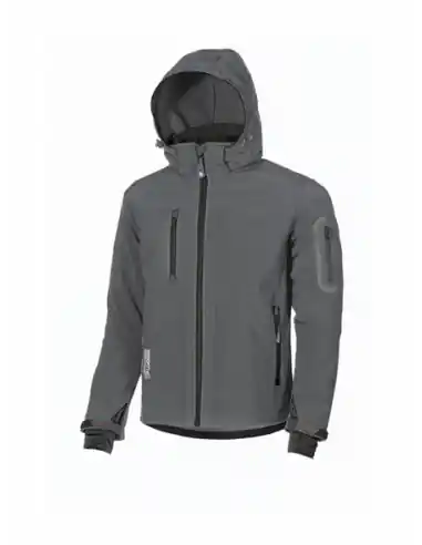 Nouveauté Veste Soft Shell Grey Meteorite METROPOLIS DW024GM – U-Power