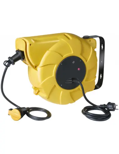 Enrouleur électrique automatique murale 20m H07RN-F 3G1,5 IP44 Expédition Rapide