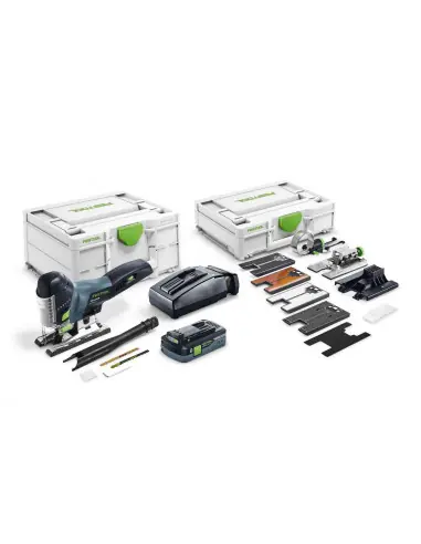 Scie sauteuse sans fil PSC 420 HPC 4,0 EBI-Set CARVEX 576523 - Festool Authentique