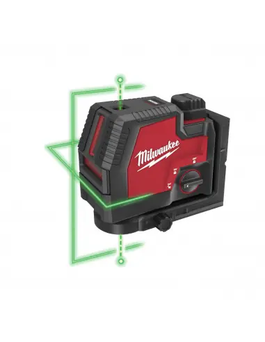 Satisfait Ou Remboursé Laser vert 2 lignes avec aplomb REDLITHIUM™USB L4 CLLP-301C 4933478099 - Milwaukee
