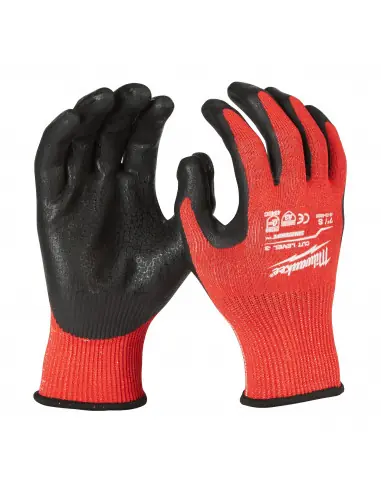 Retour Gratuit Gants anti coupe Niveau 3 Taille L/9 4932471421 - Milwaukee