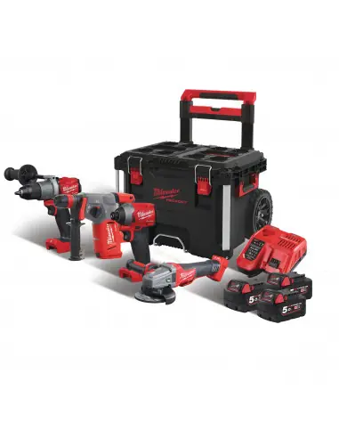 Retour Gratuit Pack 4 outils POWERPACK M18 FUEL + PACKOUT 4933471149 - Milwaukee