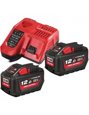Offre Du Jour Pack 2 batteries + chargeur M18 HNRG-122 4933464261 - Milwaukee
