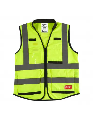 Gilet haute visibilité jaune Premium L/XL 4932471896 - Milwaukee Meilleur Choix