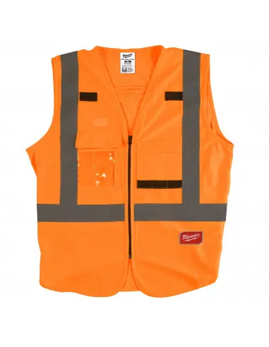 Gilet haute visibilité orange XXL 4932471894 - Milwaukee Achat Immédiat