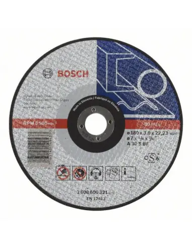Disque à tronçonner à moyeu plat Expert for Metal 180x3.0 mm 2608600321 - Bosch Nouvel Arrivage