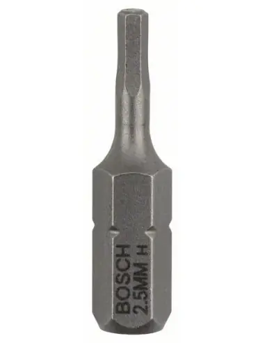 Pack 3 Embouts de vissage 6 pans creux extra-dure HEX 2.5 longueur 25 mm 2607001720 - Bosch Marque