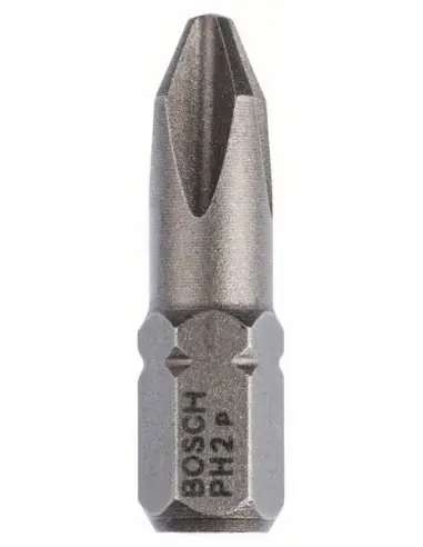 Meilleur Prix Pack 10 Embouts de vissage cruciformes extra-dure PH2 longueur 25 mm 2607001512 - Bosch