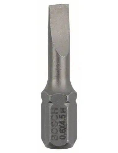 Pack 3 Embouts de vissage vis à tête fendue extra-dure S 0.6x4.5 longueur 25 mm 2607001459 - Bosch Dernier Modèle