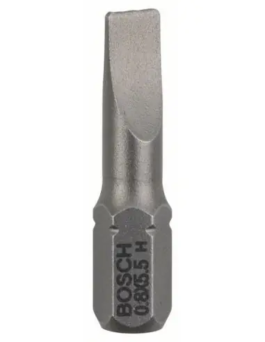Pack 3 Embouts de vissage vis à tête fendue extra-dure S 0.8x5.5 longueur 25 mm 2607001461 - Bosch Dernier Modèle