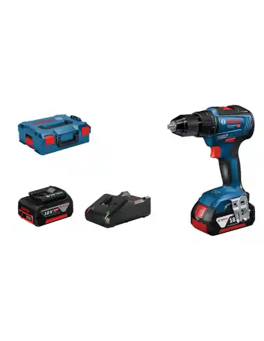 Offre Limitée Perceuse visseuse GSR 18V-55 4Ah L-Boxx 06019H5200 - Bosch