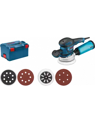 Offre Du Jour Ponceuse excentrique GEX 125-150 AVE + accessoires L-Boxx 060137B103 - Bosch
