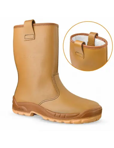 Satisfait Ou Remboursé Botte de sécurité en cuir fourrée molleton S3 CI SRC JALARTIC SAS 00J0257 - Jallatte