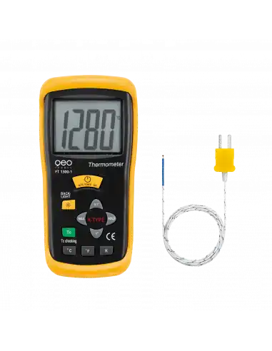Retour Gratuit Thermomètre de type K FT 1300-1 800400 – Geo Fennel