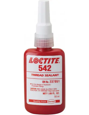 Frein filet hydraulique et pneumatique Oléoétanche Loctite 542 flacon 50 ml 234422 – Loctite Acheter En Ligne
