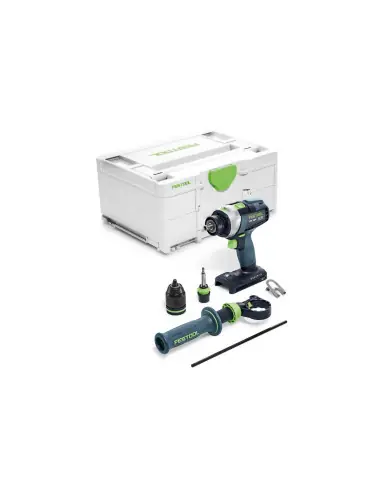 Authentique Perceuse-visseuse à percussion QUADRIVE TPC 18/4 I-Basic 575604 - Festool