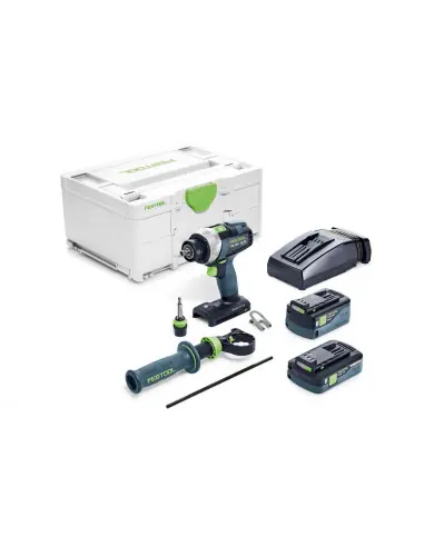 Jusqu'à Épuisement Des Stocks Perceuse-visseuse QUADRIVE TDC 18/4 5,2/4,0 I-Plus 575602 - Festool