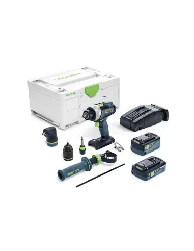 Promotion Perceuse-visseuse QUADRIVE TDC 18/4 5,2/4,0 I-Set-SCA 575603 - Festool