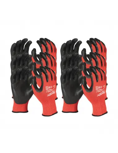 Gants anti coupe Niveau 3 Taille 10/XL (par 6) 4932471620 – Milwaukee Commander Maintenant