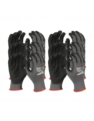 Haute Qualité Gants anti coupe Niveau 5 Taille 10/XL (par 6) 4932471624 – Milwaukee