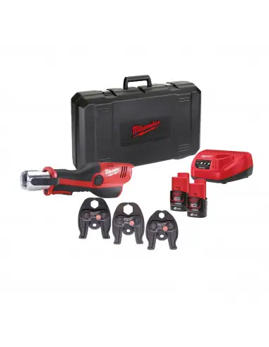Sertisseuse hydraulique FORCE LOGIC 12V 2Ah M12 HPT-202C V-SET 4933443100 – Milwaukee Meilleur Prix