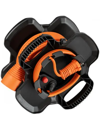 Enrouleur électrique compact X-GUM + rallonge électrique 18,50+1,50m de câble H05VV-F 2×1,5 1169751200 – Brennensthul Promotion Saisonnière