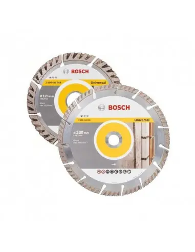 Lot de 2 disques diamant spécial maçon 125 et 230 mm 06159975H9 - Bosch Marque