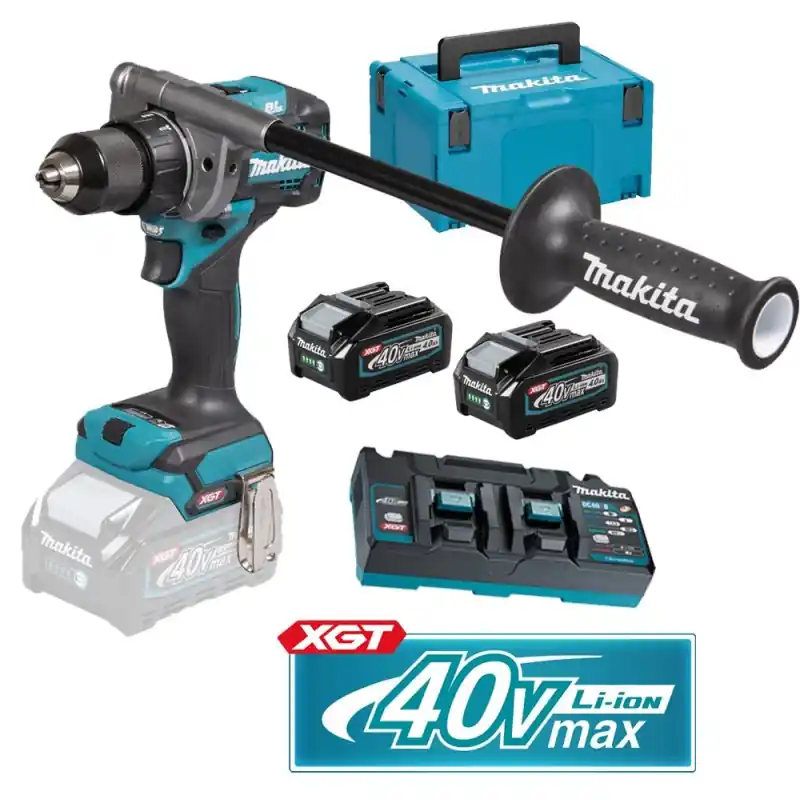 Achetez Aujourd&rsquo;hui Lot perceuse-visseuse/pack 4A – MAKITA DF001GZ01 – 40 V Li-ion – 4,0 A