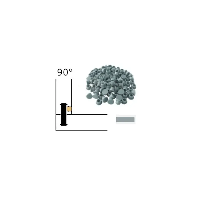 Satisfait Ou Remboursé Capuchon – LAMELLO 01335287 – 90° – RAL7040 gris foncé – Bte 100