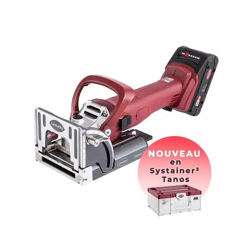 Fraiseuse – LAMELLO CLASSIC X – 18 V Li-ion – pour lamelles Produit De Marque
