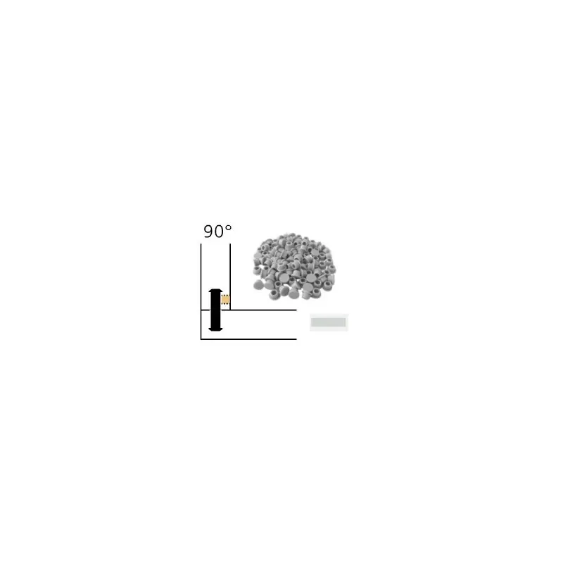 Soldes Capuchon – LAMELLO 01335286 – 90° – RAL7035 gris – Bte 100