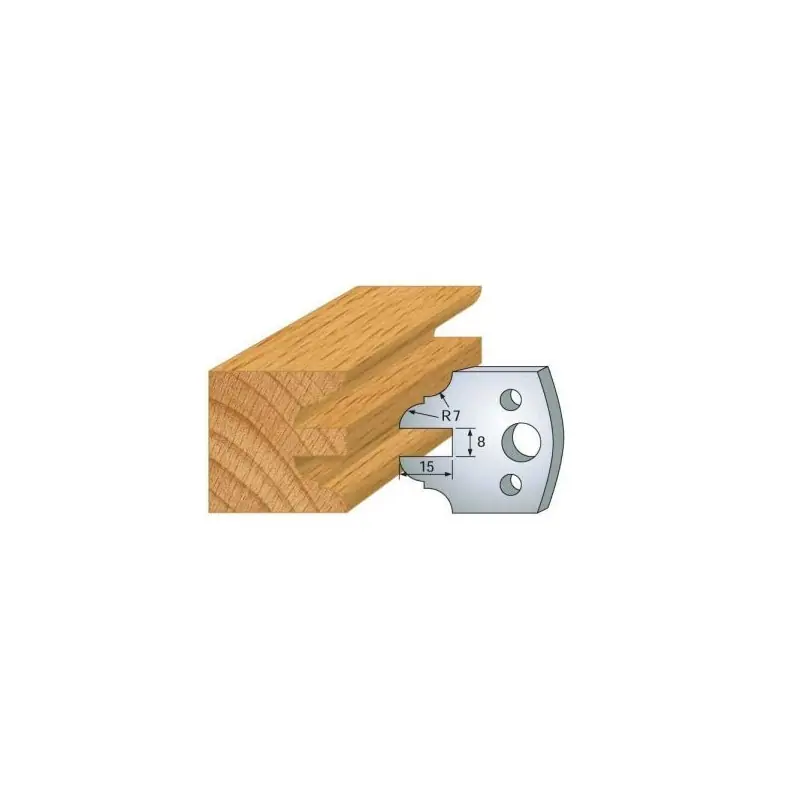 Couteau – LEMAN 800.099 – contre-profil double – la paire Nouveauté