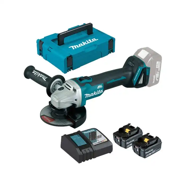 Must-Have Lot meuleuse/pack 6A – MAKITA DGA506ZJ – 18 V Li-ion – 6,0 Ah